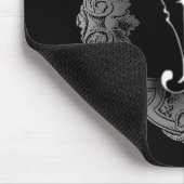 Elegante goth initial F Muismat (Hoek)