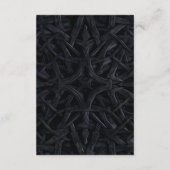 Elegante Goth Rode Rozen Veiligheidsmaatregelen Informatiekaartje (Achterkant)