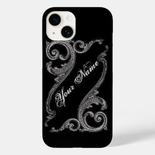 Elegante Goth Swirl Design iPhone 6 Hoesje