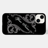 Elegante Goth Swirl Design iPhone 6 Hoesje (Achterkant (horizontaal))