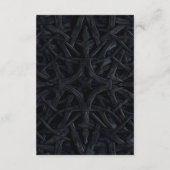 Elegante Gothic Paarse Rozen Bewaar de datum Informatiekaartje (Achterkant)