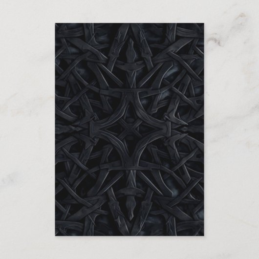 Elegante Gothic Paarse Rozen Bewaar de datum Informatiekaartje (Achterkant)