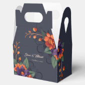 Elegante Gotische 3D Bloemen Favor Box Bedankdoosjes (Geopend)