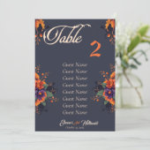 Elegante Gotische 3D individuele tafel zitgrafiek Aankondiging (Staand voorkant)