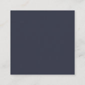 Elegante gotische bloem minimale budget QR-code de Informatiekaartje (Achterkant)