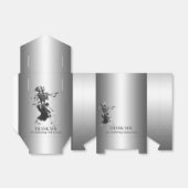 Elegante gotische Halloween bruiloft gunstbox Bedankdoosjes (Uitgevouwen)