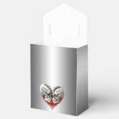 Elegante gotische Halloween bruiloft gunstbox Bedankdoosjes (Geopend)