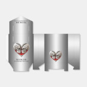 Elegante gotische Halloween bruiloft gunstbox Bedankdoosjes (Uitgevouwen)
