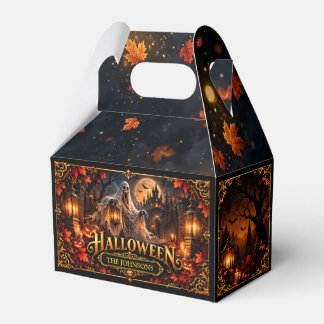 Elegante Gotische Halloween Geest Douane Favor Doo Bedankdoosjes