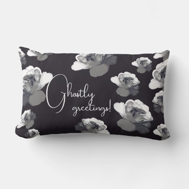 Elegante gotische Halloween Kussen (Voorkant)