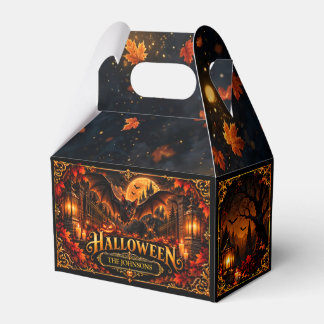 Elegante Gotische Halloween Vleermuis Douane Favor Bedankdoosjes