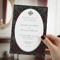 Elegante  gotische Moody Botanische bruiloft