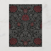 Elegante gotische Moody Botanische bruiloft Informatiekaartje (Achterkant)