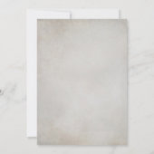 Elegante Gotische Paarse Waterverf Bloemenbruiloft Kaart (Achterkant)