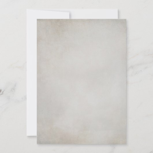 Elegante Gotische Paarse Waterverf Bloemenbruiloft Kaart (Achterkant)