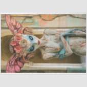 Elegante gotische Paris Gargoyle Decoupage Tissuepapier (Voorkant)