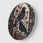 Elegante gotische raven met Rozen Grote Klok (Hoek)