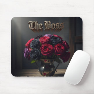 Elegante Gotische Rozen Cadeau voor Manager Muismat