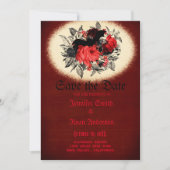 Elegante gotische trouwkaart 'save the date' uitno kaart (Voorkant)