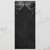 Elegante Gotische Trouwmenu Menu (Achterkant)
