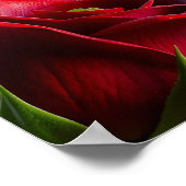 Elegante Gotische Trouwroos Frame Poster (Hoek)