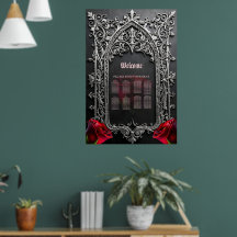 Elegante Gotische Trouwroos Frame 