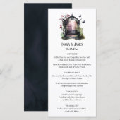 Elegante Gotische Tuinbank Menu (Voorkant / Achterkant)