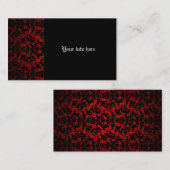 Elegante gotische visitekaartjes met motief (Voorkant / Achterkant)