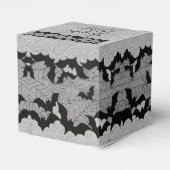 Elegante Gotische Vleermuis Kant Posh Bruiloft Fav Bedankdoosjes (Achterkant)