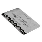 Elegante Gotische Vleermuis Kant Posh Bruiloft Sav Magneet (Rechterzijde)