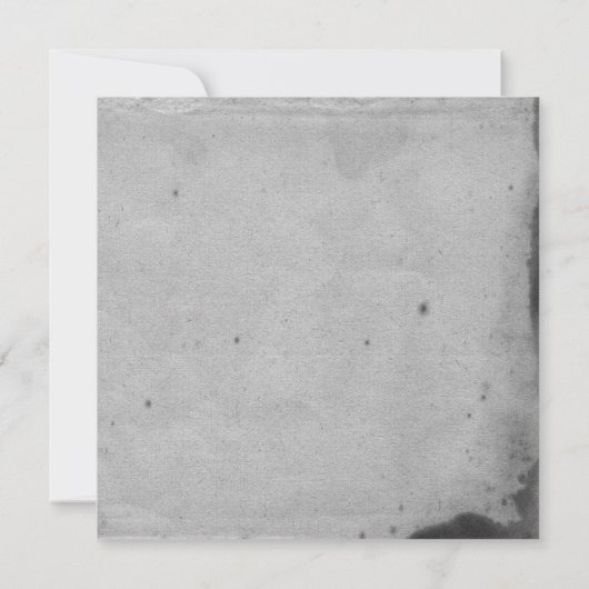 Elegante Gotische Vleermuis Kant Posh Bruiloft Uit Kaart (Achterkant)