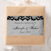 Elegante Gotische Vleermuis Kant Posh Water Fles L Etiket (Insitu)