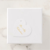 Elegante Goud Folie Aangepaste Bericht Bedankjes Labels (Met doos)