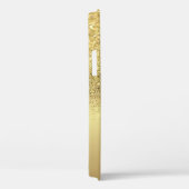 Elegante Goud Glitter Bokeh Gouden Lotus Case-Mate iPhone Case (Achterkant / Rechts)