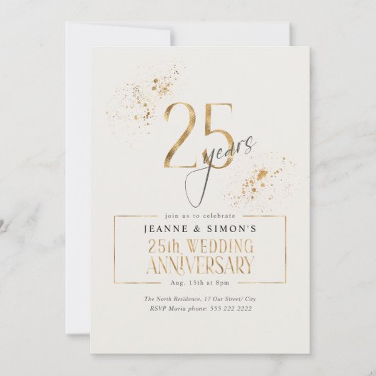 Elegante Goud & Grijs Bloemen 60ste Jubileum ID116 Kaart (Voorkant)