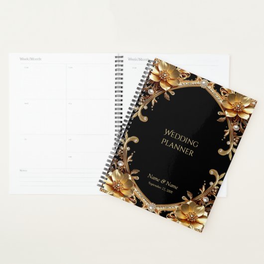 Elegante goud kader planner (Display)