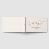 Elegante, goud-koper-zilver-Folie-bruiloft Gastenboek (Volledig)