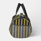 Elegante Goud & Marine Blauwe Verticale Strepen Plunjezak (Rechts)