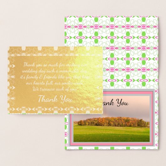 Elegante Goud Ontwerper Folie Kaarten (Display)