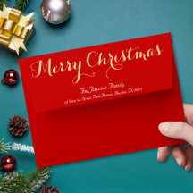 Elegante Goud Witte Rode Kerstvakantie Verzending