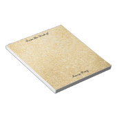 Elegante Goud/Zilver Custom Notes Notitieblok (Schuin)
