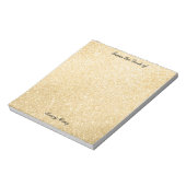 Elegante Goud/Zilver Custom Notes Notitieblok (Linkerzijde)