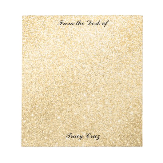 Elegante Goud/Zilver Custom Notes Notitieblok (Voorkant)