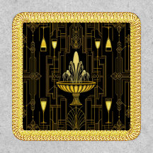 Elegante goud zwarte gatsby