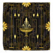 Elegante goud zwarte gatsby