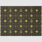 Elegante goud zwarte gatsby tissuepapier (Voorkant)
