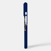 Elegante Gouden A Letter Monogram Case-Mate iPhone Case (Achterkant / Links)