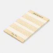 Elegante Gouden Aangepaste Notities Post-it® Notes (Schuin)