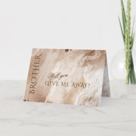 Elegante Gouden Abstracte Zal Je Me Weggeven