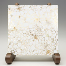 Elegante Gouden Ader Marmer Stijl